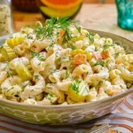 Dill Pickle Pasta Salad Recipe | Creamy Tangy Twist