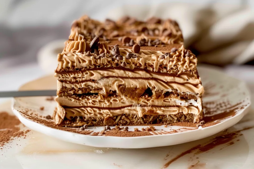 No-Bake Cookie Butter Icebox Cake
