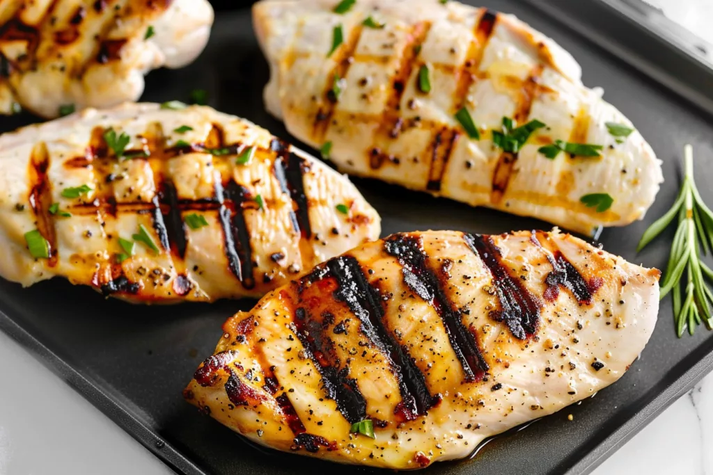 Grilled chicken breast recipe for juicy, flavorful results