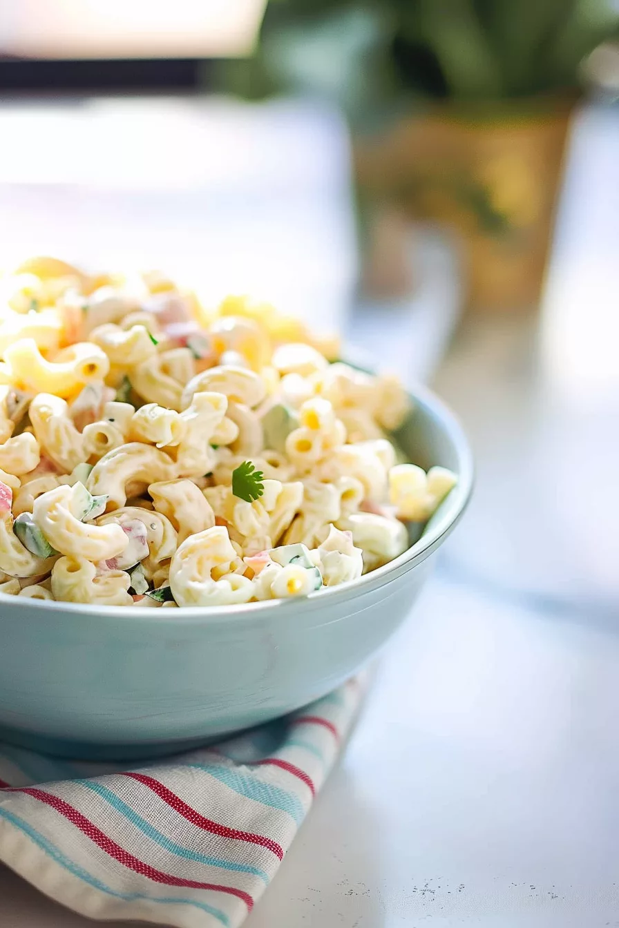 Macaroni Salad: A Perfectly Creamy and Tangy Classic Recipe 44 image 1777682325813
