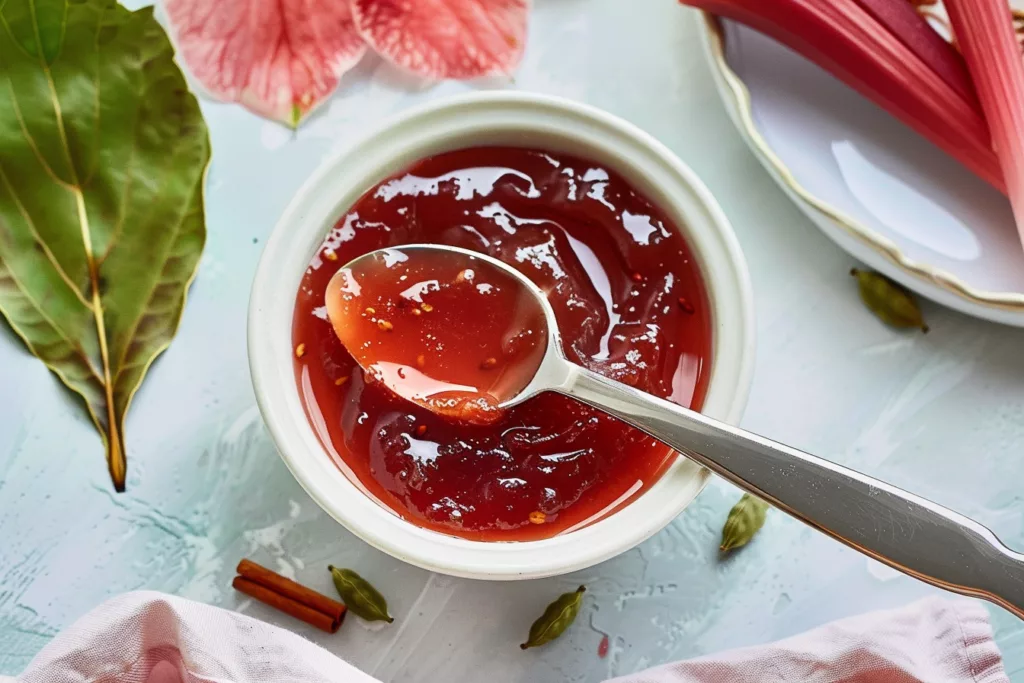 Maple Rhubarb Cardamom Jam: A Sweet and Tangy Delight