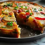 Potato and Pepper Frittata: A Simple Halal Breakfast